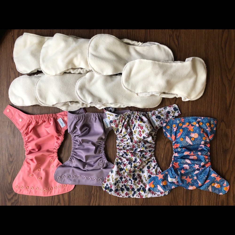 Grovia hybrid cloth diapers